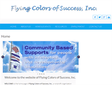 Tablet Screenshot of flyingcolorsofsuccess.org